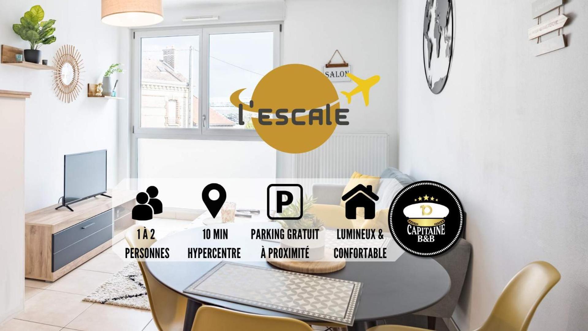 L'Escale - Lumiere Et Confort - Prox. Hypercentre Leilighet Troyes Eksteriør bilde